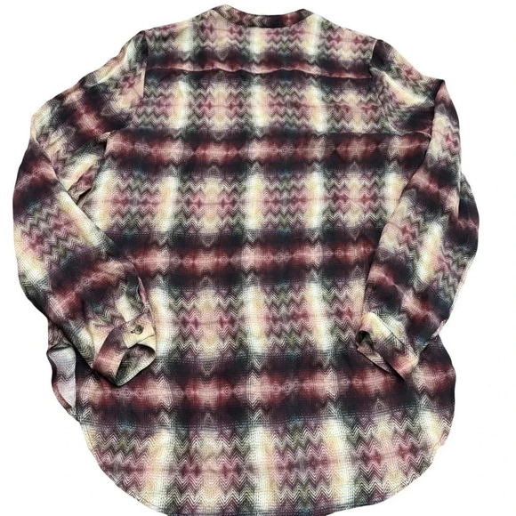 Haute Hippie 100% silk tribal print blouse. Size small. - Picture 2 of 11